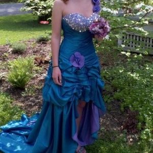 Tony Bowls Hi-Low Prom Gown